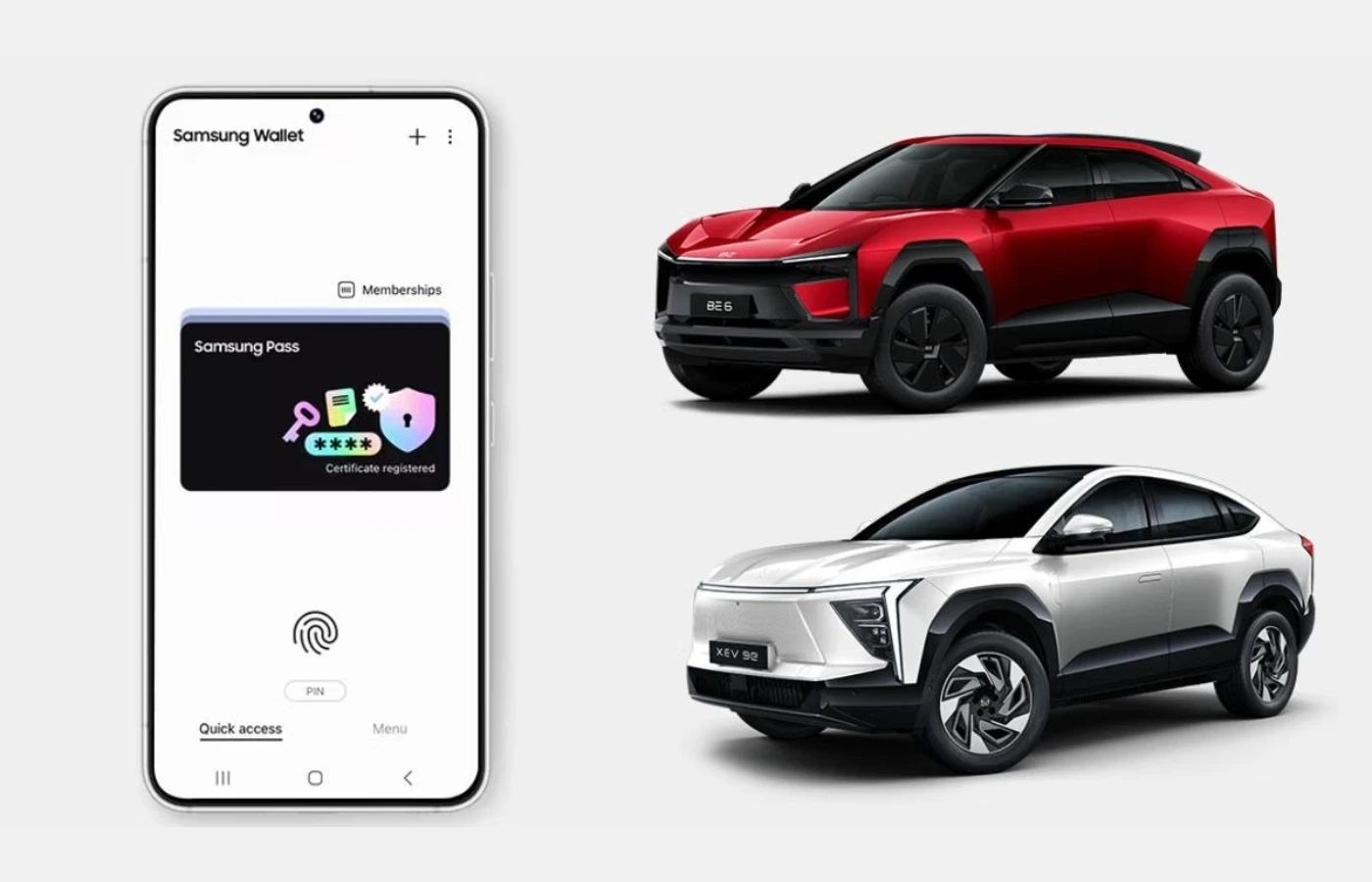 The Mahindra XEV 9e and BE 6 now offer digital key support through the Samsung Wallet app.